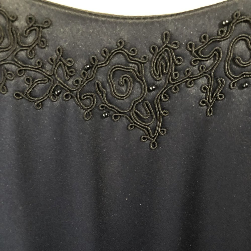 Liz Clairborne Night Black Dress, size 16 - Picture 3 of 5